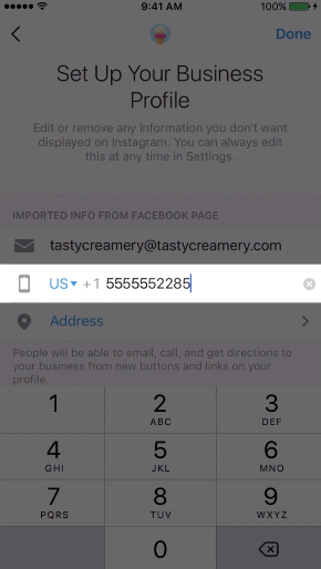 新增商家相關資訊，例如營業時間、商家地址或聯絡電話