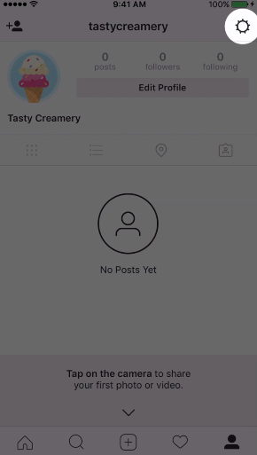 進入「設定」頁面